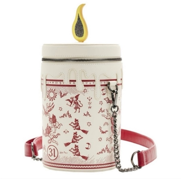 NWT Disney Loungefly HOCUS POCUS “Black Flame Candle” shoulder bag - Picture 4 of 12
